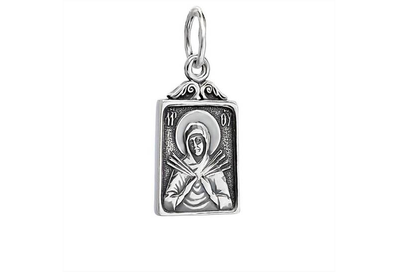 NKlaus Kettenanhänger 925 Sterling Silber Anhänger Siebenpfeilige Mäßigu von NKlaus