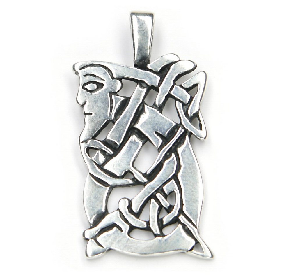 NKlaus Kettenanhänger Celtic Man Amulett Silber 925 Kettenanhänger 3cm, 925 Sterling Silber Silberschmuck für Damen von NKlaus