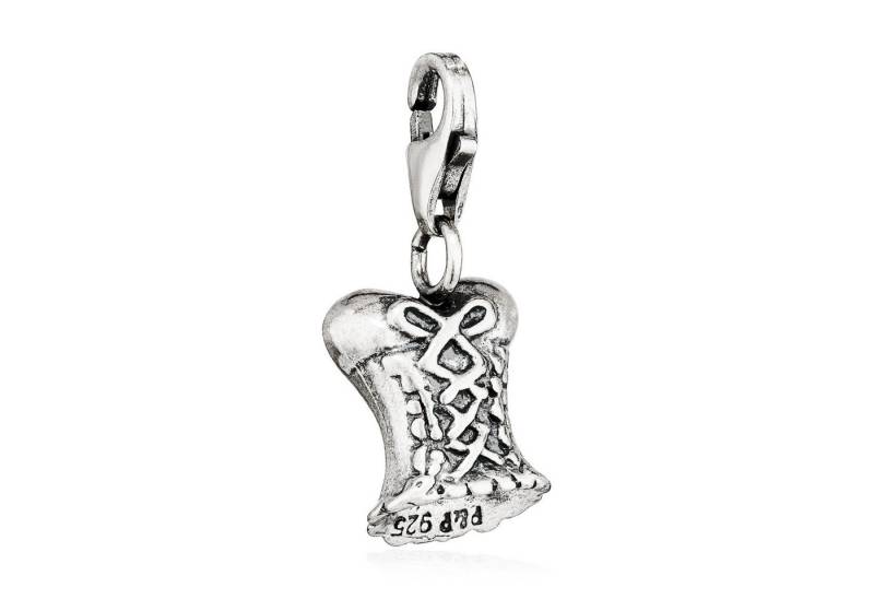 NKlaus Kettenanhänger Damen Charm-Anhänger Kleid 925 Silber antik 15x10mm Silberanhänger Amu von NKlaus