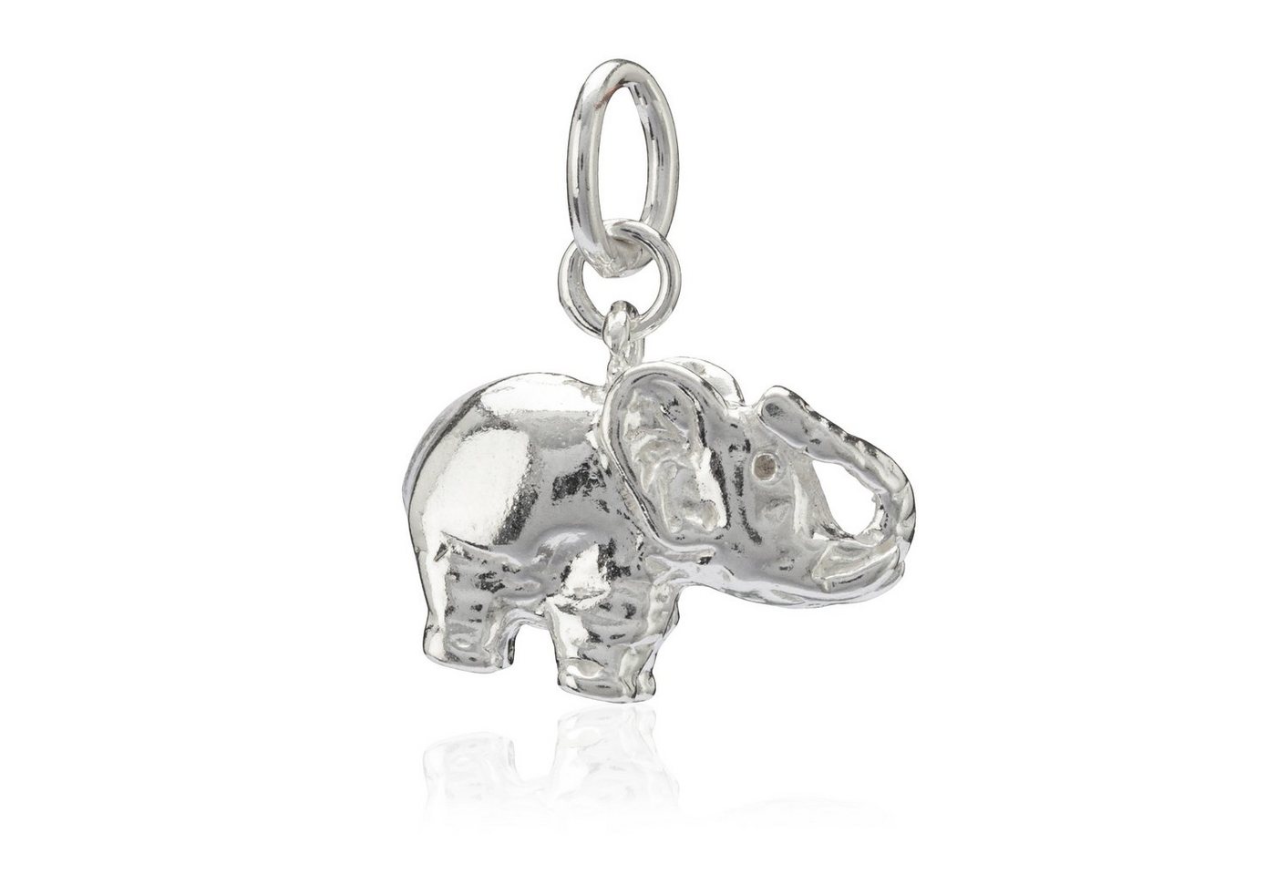 NKlaus Kettenanhänger Damen Kettenanhänger Elefant 925 Silber 17x11mm Sc, 925 Sterling Silber Silberschmuck für Damen von NKlaus