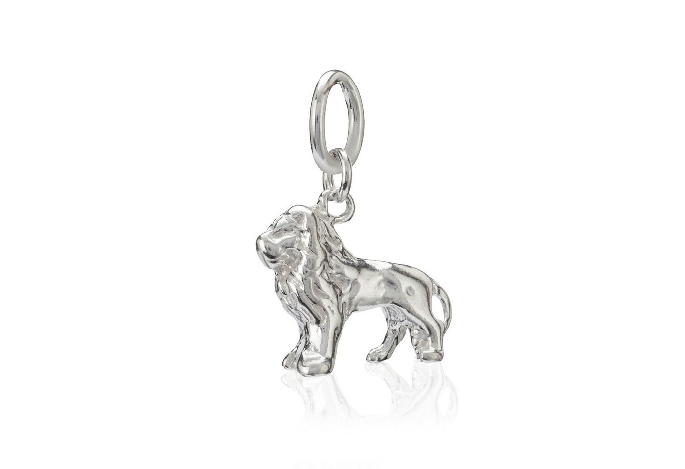 NKlaus Kettenanhänger Damen Löwe 925 Silber 17x12mm Motiv Amulett 6809, 925 Sterling Silber Silberschmuck für Damen von NKlaus