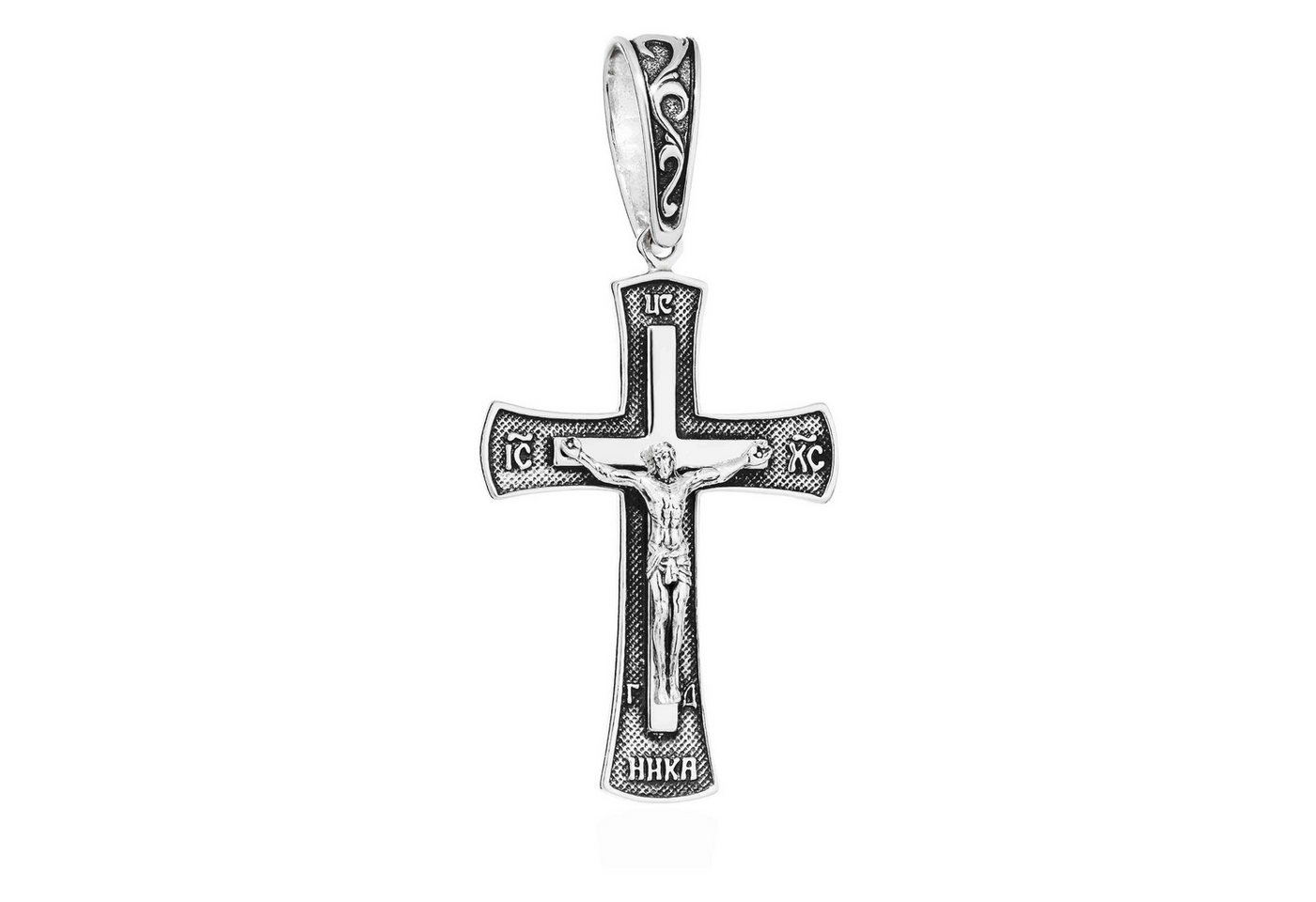 NKlaus Kettenanhänger Exquisiter Kettenanhänger 925 Silber Kruzifix 41x 29mm Eleganz im Deta von NKlaus