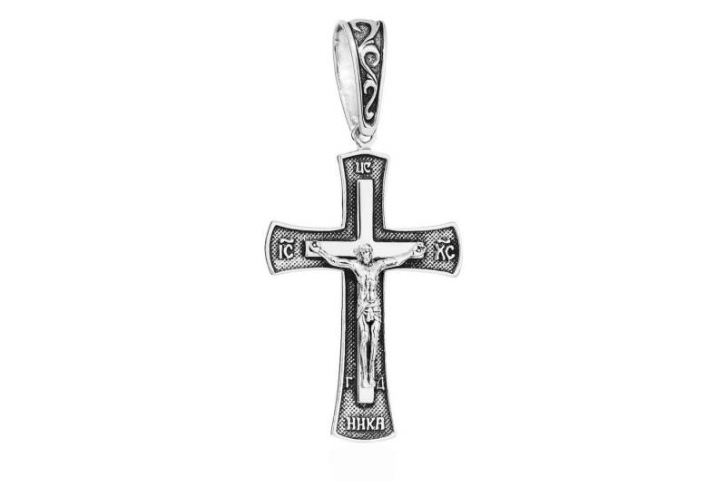 NKlaus Kettenanhänger Exquisiter Kettenanhänger 925 Silber Kruzifix 41x 29mm Eleganz im Deta von NKlaus