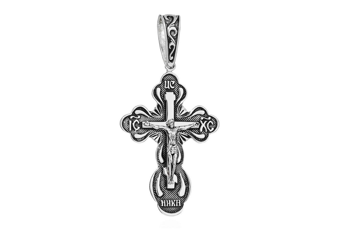 NKlaus Kettenanhänger Exquisiter Kettenanhänger 925 Silber Kruzifix 45x 32mm Eleganz im Deta NKlaus Kettenanhänger Exquisiter Kettenanhänger 925 Silber Kruzifix 45x 32mm Eleganz im Deta von NKlaus