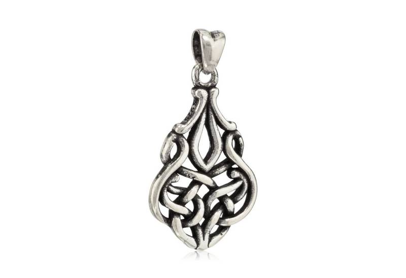 NKlaus Kettenanhänger Kelten Knoten Kettenanhänger 925 Silber 2cm Amule, 925 Sterling Silber Silberschmuck für Damen von NKlaus