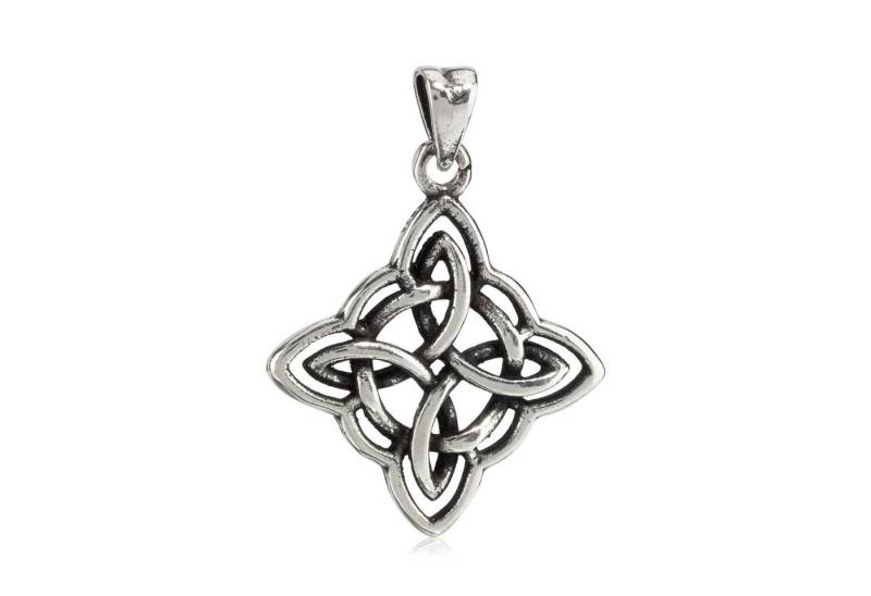 NKlaus Kettenanhänger Keltische Knoten Kettenanhänger 2cm Silber 925 Am, 925 Sterling Silber Silberschmuck für Damen von NKlaus