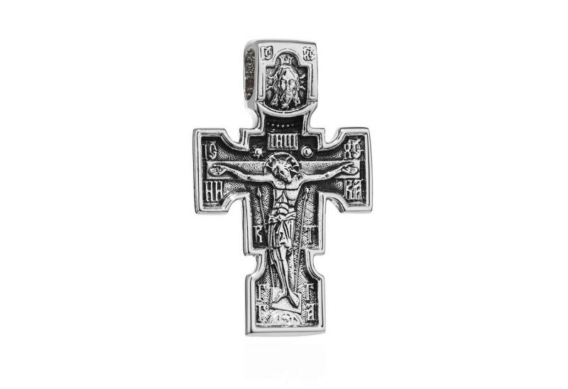 NKlaus Kettenanhänger Kettenanhänger 925 Silber Kruzifix 39x 24mm Göttliche Eleganz im Detai von NKlaus