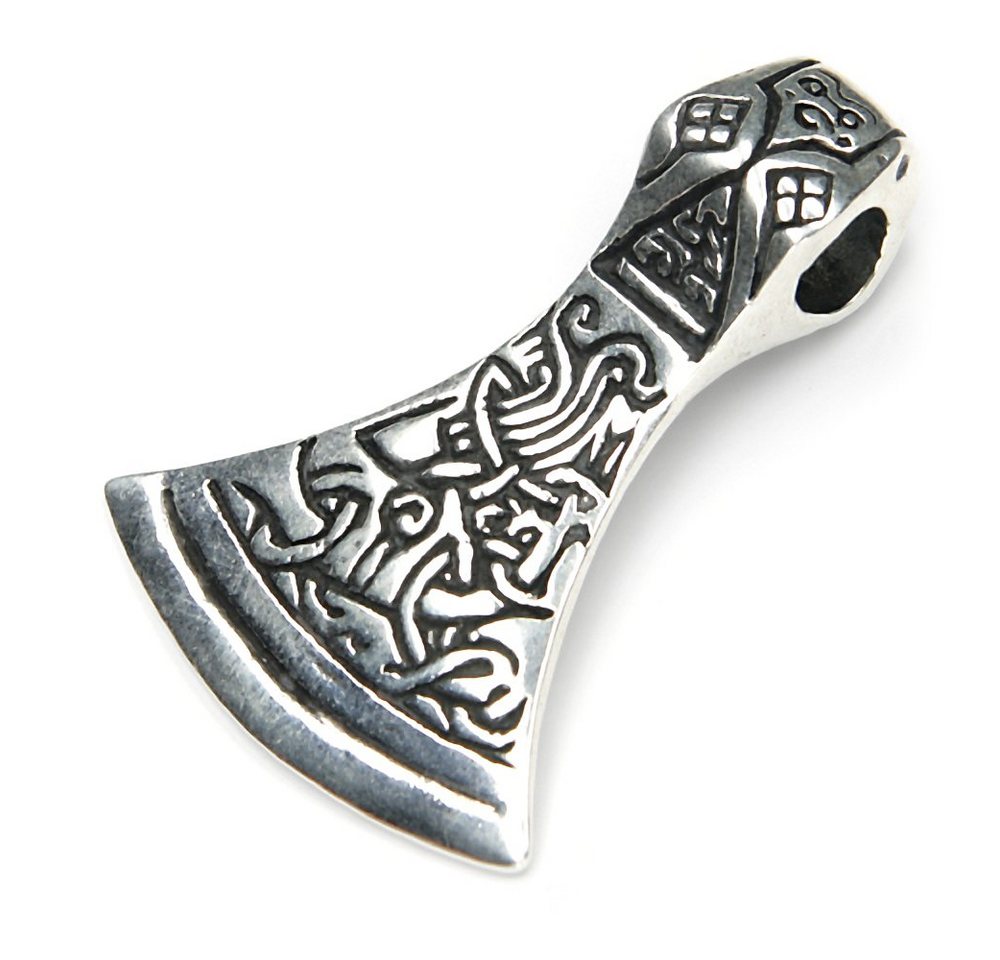 NKlaus Kettenanhänger Kettenanhänger Axt Amulett 2,7cm Silber 925 Wikin, 925 Sterling Silber Silberschmuck für Damen von NKlaus