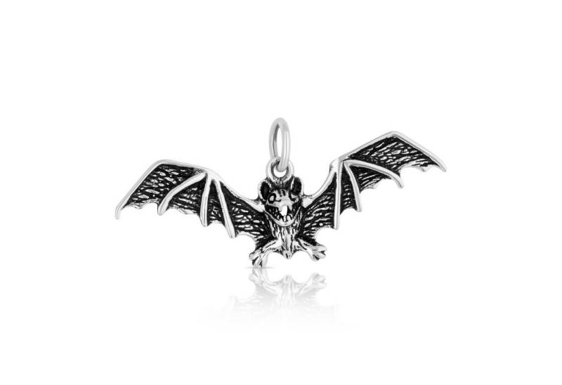 NKlaus Kettenanhänger Kettenanhänger Bat 925 Sterling Silber Fledermaus, 925 Sterling Silber Silberschmuck für Damen von NKlaus