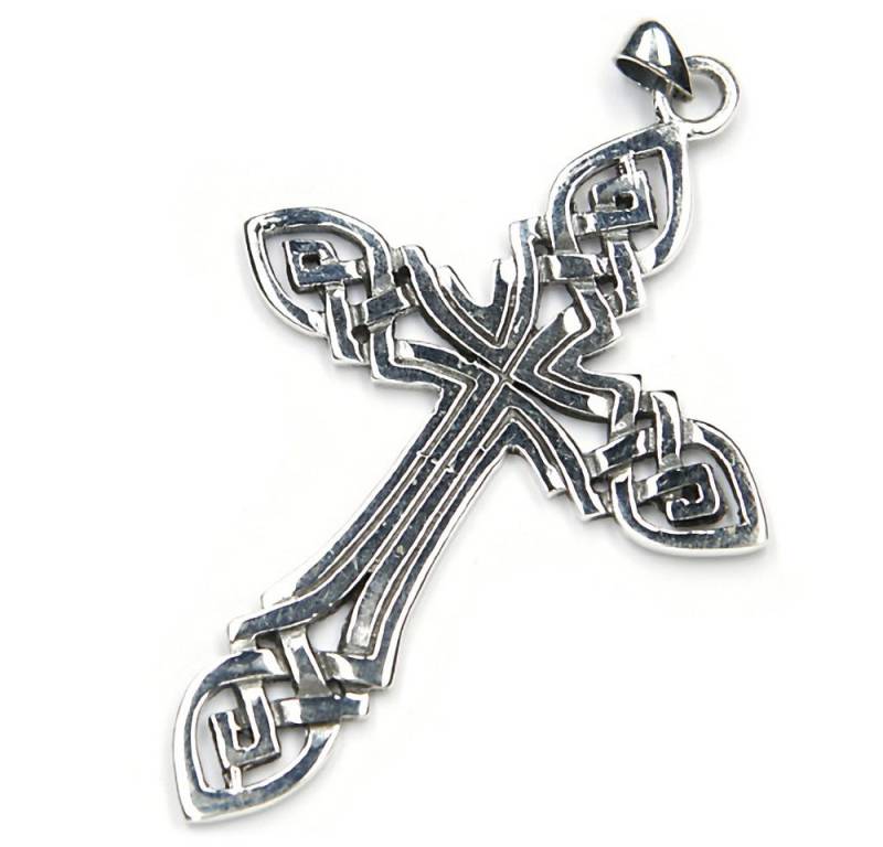NKlaus Kettenanhänger Kettenanhänger Kelten Kreuz 6,1cm Silber 925 Kelt, 925 Sterling Silber Silberschmuck für Damen NKlaus Kettenanhänger Kettenanhänger Kelten Kreuz 6,1cm Silber 925 Kelt, 925 Sterling Silber Silberschmuck für Damen von NKlaus