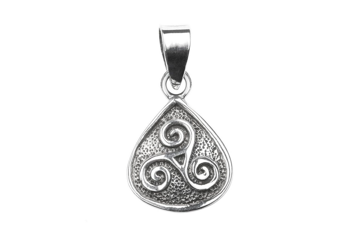 NKlaus Kettenanhänger Kettenanhänger Keltische Triskele Amulett 1,5cm S, 925 Sterling Silber Silberschmuck für Damen von NKlaus