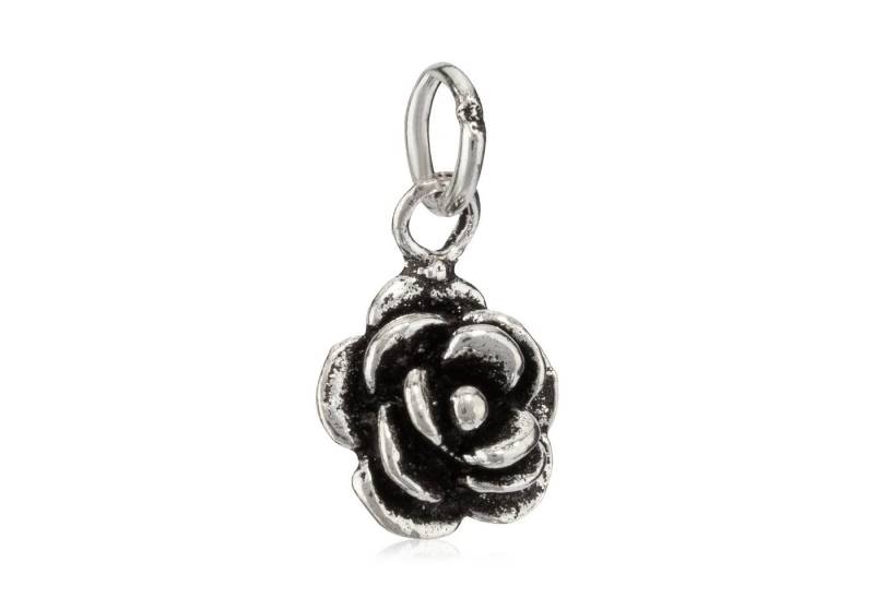 NKlaus Kettenanhänger Kettenanhänger Rose Blume 925 Silber 0,8cm Amulet, 925 Sterling Silber Silberschmuck für Damen NKlaus Kettenanhänger Kettenanhänger Rose Blume 925 Silber 0,8cm Amulet, 925 Sterling Silber Silberschmuck für Damen von NKlaus