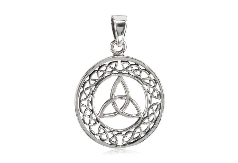 NKlaus Kettenanhänger Kettenanhänger Trigueta 925 Silber 2,2cm Keltisch, 925 Sterling Silber Silberschmuck für Damen von NKlaus