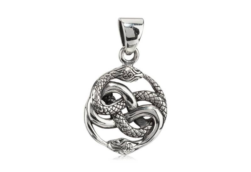 NKlaus Kettenanhänger Schlangen Kettenanhänger 1,7cm Silber 925 Auryn T, 925 Sterling Silber Silberschmuck für Damen von NKlaus