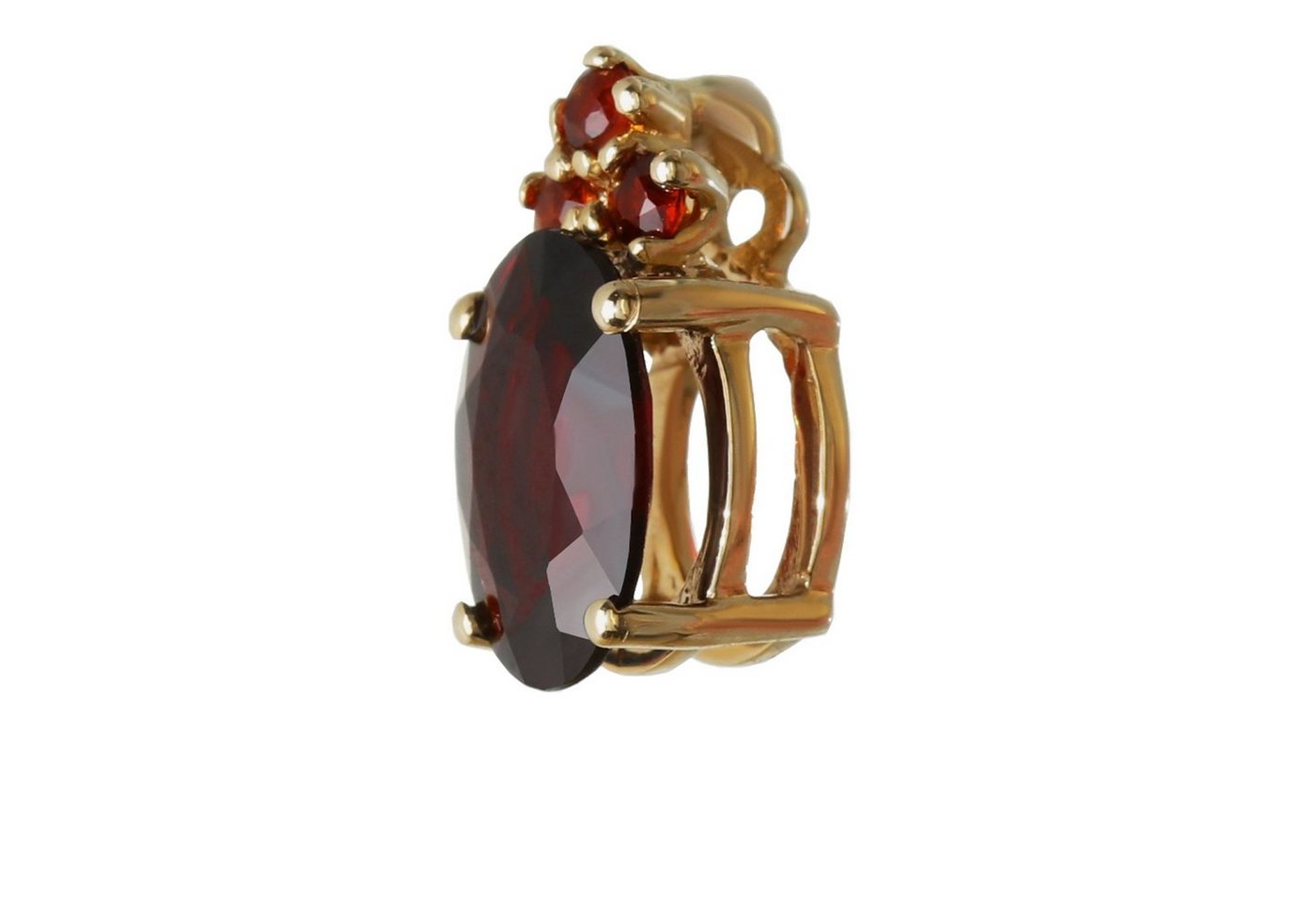 NKlaus Kettenanhänger Solitär Granat Ovale Kettenanhänger Goldschmiedear NKlaus Kettenanhänger Solitär Granat Ovale Kettenanhänger Goldschmiedear von NKlaus