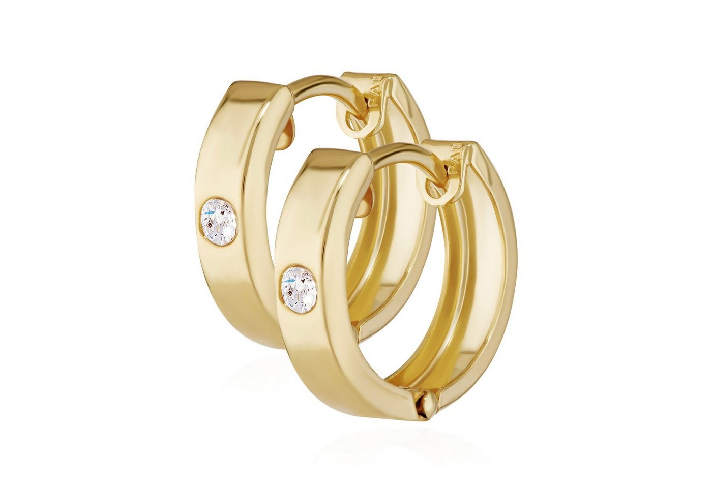 NKlaus Klappcreolen Paar 333 Gelbgold Klappcreolen Ohrringen 12,5 X 3, (Damen) von NKlaus