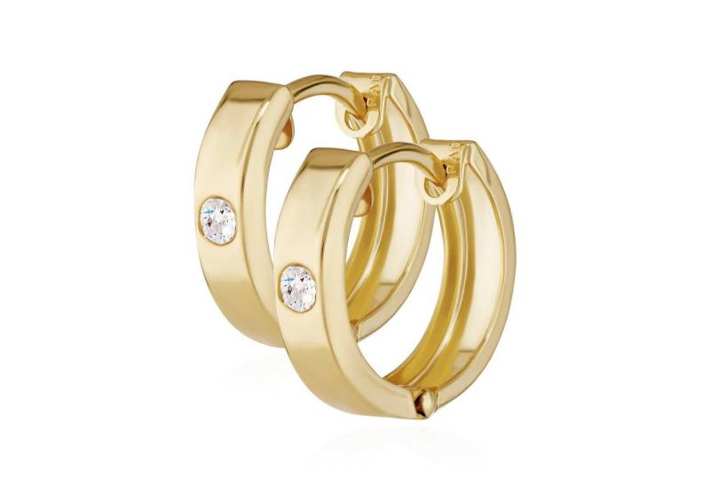 NKlaus Klappcreolen Paar 333 Gelbgold Klappcreolen Ohrringen 12,5 X 3, (Damen) von NKlaus