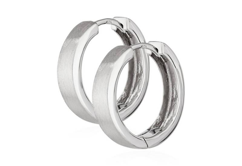 NKlaus Klappcreolen Paar 925 Sterlingsilber Klappcreolen Ohrringen 17, (1 Paar - 2 Stück) von NKlaus