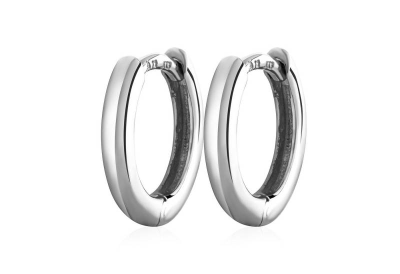 NKlaus Klappcreolen Paar Echt 925 Sterlingsilber Klapp Creolen Für Anhänger 12mm 1891 von NKlaus