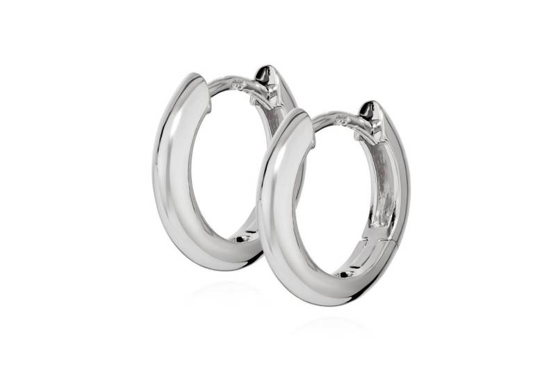 NKlaus Klappcreolen Paar Klappcreolen 925 Silber glanz rhodiniert 15mm Damen Creolen Ohrri NKlaus Klappcreolen Paar Klappcreolen 925 Silber glanz rhodiniert 15mm Damen Creolen Ohrri von NKlaus