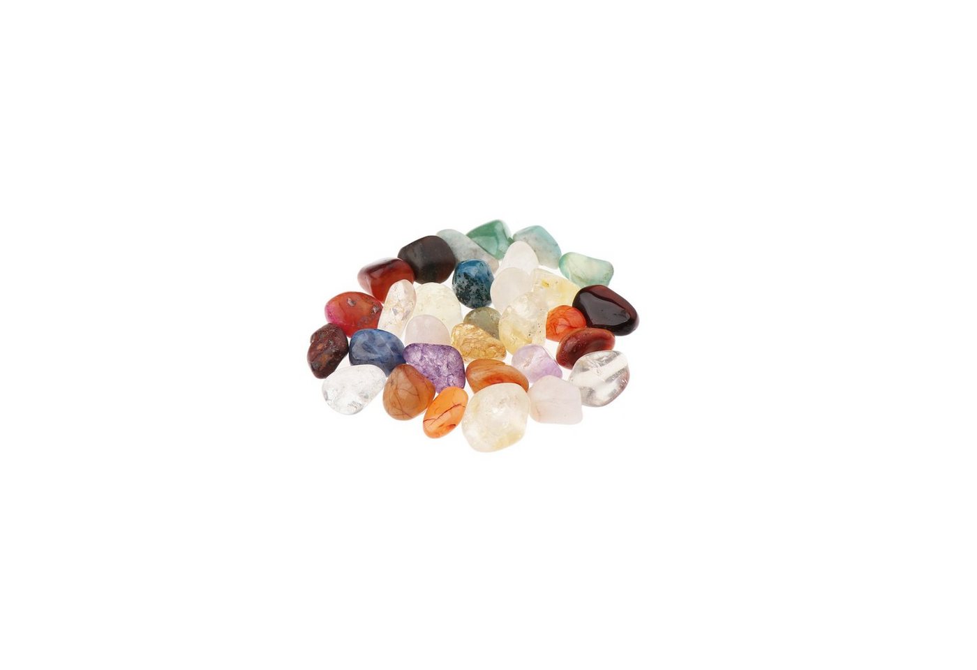 NKlaus Mineralstein 100g Trommelsteine Multi Mix 15 - 20 mm Heilsteine Edelsteine Schmuck von NKlaus