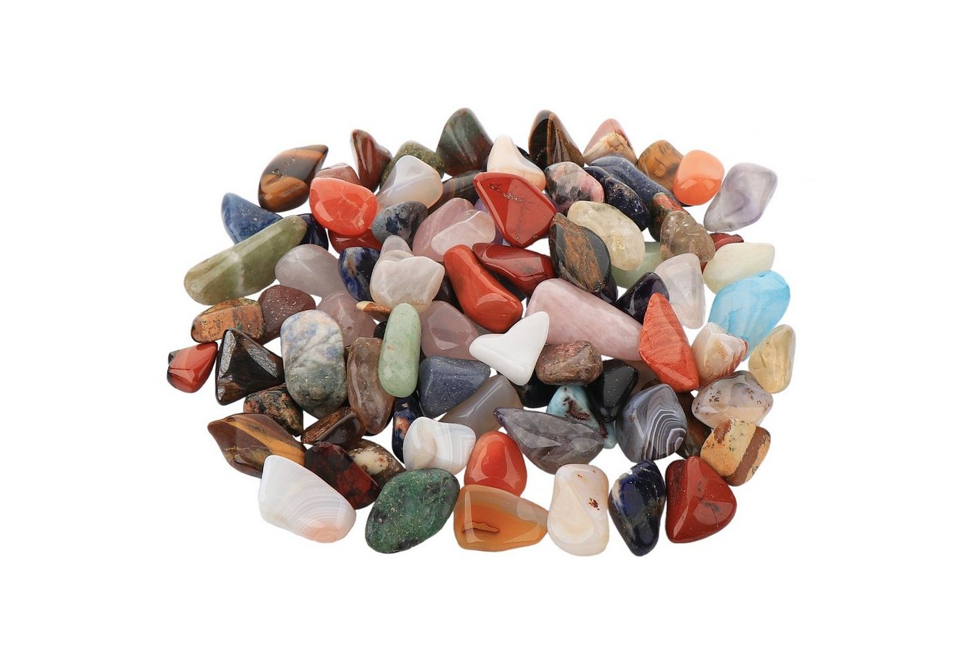 NKlaus Mineralstein 300g Afrika Mix Trommelsteine Handschmeichler 20 - von NKlaus