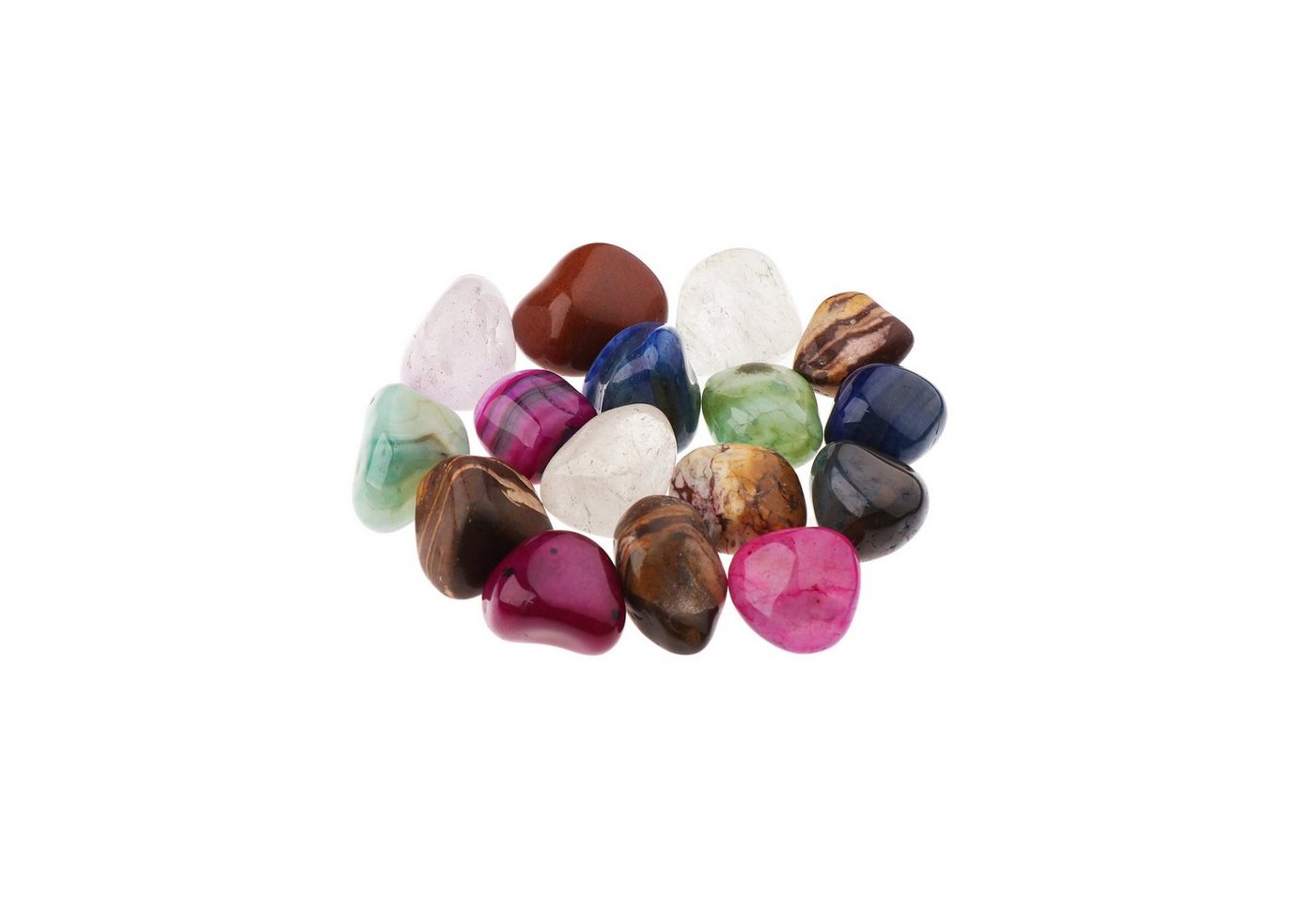 NKlaus Mineralstein 300g Trommelsteine Multi Mix 25 - 30 mm Heilsteine Edelsteine Schmuck von NKlaus