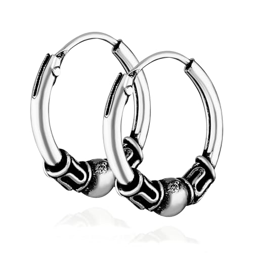 NKlaus PAAR 925 STERLING SILBER Keltische Celtic Gothic Creolen 12mm 7226 NKlaus PAAR 925 STERLING SILBER Keltische Celtic Gothic Creolen 12mm 7226 von NKlaus