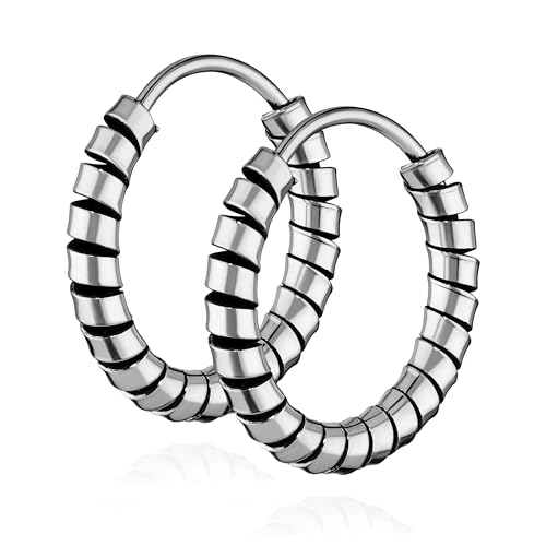 NKlaus PAAR 925 STERLING SILBER Keltische Celtic Gothic Creolen 12mm 7294 NKlaus PAAR 925 STERLING SILBER Keltische Celtic Gothic Creolen 12mm 7294 von NKlaus