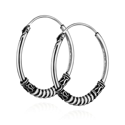 NKlaus PAAR 925 STERLING SILBER Keltische Celtic Gothic Creolen 20mm 7281 NKlaus PAAR 925 STERLING SILBER Keltische Celtic Gothic Creolen 20mm 7281 von NKlaus