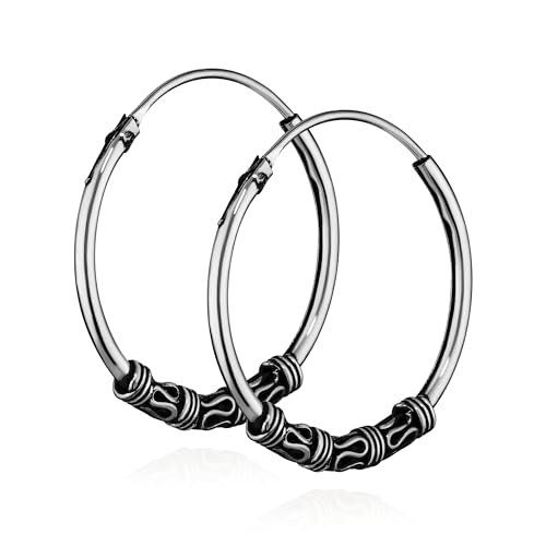 NKlaus PAAR 925 STERLING SILBER Keltische Celtic Gothic Creolen 20mm 7282 NKlaus PAAR 925 STERLING SILBER Keltische Celtic Gothic Creolen 20mm 7282 von NKlaus