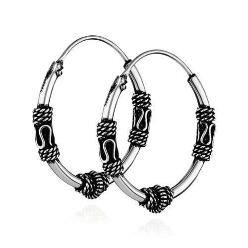 NKlaus PAAR 925 STERLING SILBER Keltische Celtic Gothic Creolen massiv 20mm 7276 NKlaus PAAR 925 STERLING SILBER Keltische Celtic Gothic Creolen massiv 20mm 7276 von NKlaus