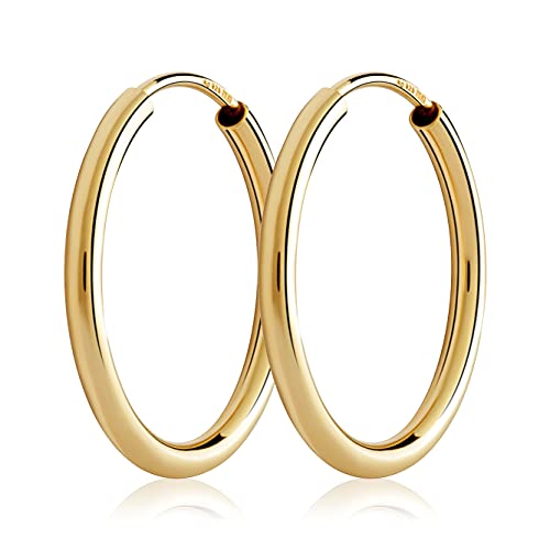 NKlaus PAAR Creolen 20mm Sterlingsilber 925 vergoldet 1,8mm Stärke Silber Ohrringe 3091 NKlaus PAAR Creolen 20mm Sterlingsilber 925 vergoldet 1,8mm Stärke Silber Ohrringe 3091 von NKlaus