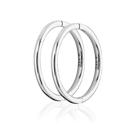 NKlaus Paar 10mm mini Klappcreolen 333 Weißgold 8 Karat Ohrringe 1,0mm breite Ohrhänger 2135 NKlaus Paar 10mm mini Klappcreolen 333 Weißgold 8 Karat Ohrringe 1,0mm breite Ohrhänger 2135 von NKlaus