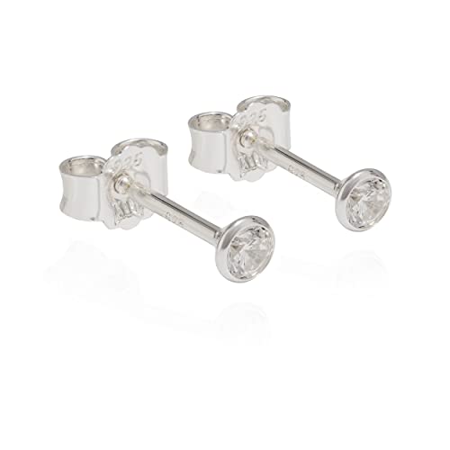 NKlaus Paar 925 Silber Ohrstecker Ohrringe Ohrhänger Cubic Zirkonia Weiß 3,5mm 8855 NKlaus Paar 925 Silber Ohrstecker Ohrringe Ohrhänger Cubic Zirkonia Weiß 3,5mm 8855 von NKlaus