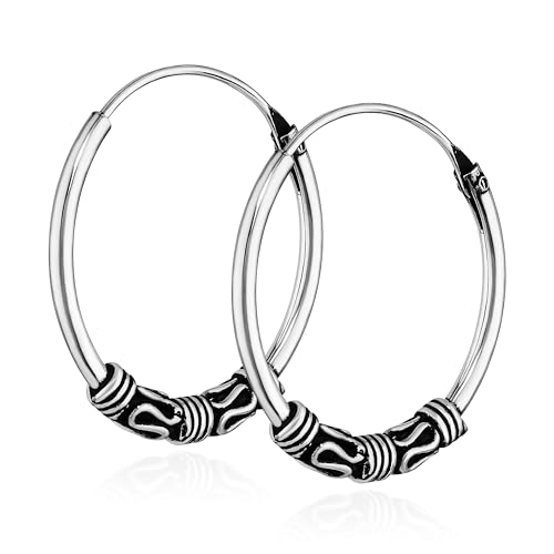 NKlaus PAAR 925 STERLING SILBER Keltische Celtic Gothic Creolen 19mm 7256 NKlaus PAAR 925 STERLING SILBER Keltische Celtic Gothic Creolen 19mm 7256 von NKlaus