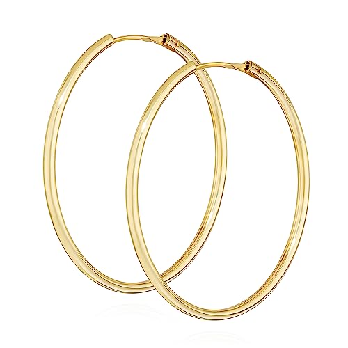 NKlaus Paar Creolen 333 Gelb Gold 8 Karat 25mm Damen Goldohrringe Rund Ohrschmuck 14387 NKlaus Paar Creolen 333 Gelb Gold 8 Karat 25mm Damen Goldohrringe Rund Ohrschmuck 14387 von NKlaus