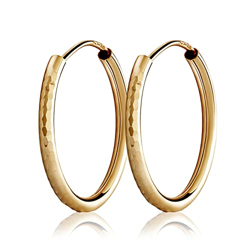 NKlaus Paar Creolen 333 Gelbgold 8 Karat 2,0mm Gold Ohrringe 20mm Damen Ohrschmuck 1193 NKlaus Paar Creolen 333 Gelbgold 8 Karat 2,0mm Gold Ohrringe 20mm Damen Ohrschmuck 1193 von NKlaus