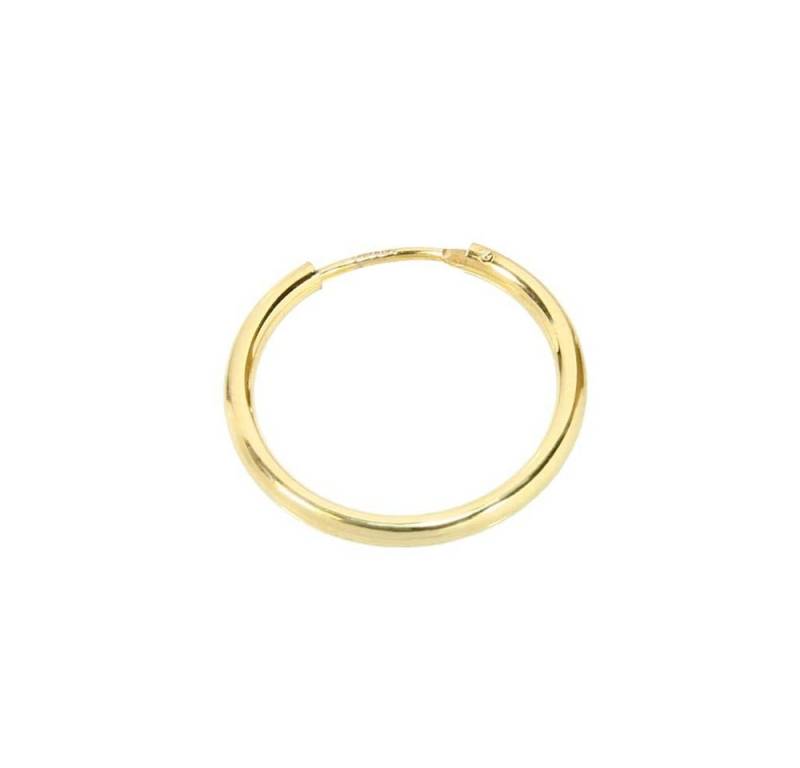 NKlaus Paar Creolen Einzel 585 Gelb Gold Creole Ohrring Ohrschmuck Run NKlaus Paar Creolen Einzel 585 Gelb Gold Creole Ohrring Ohrschmuck Run von NKlaus