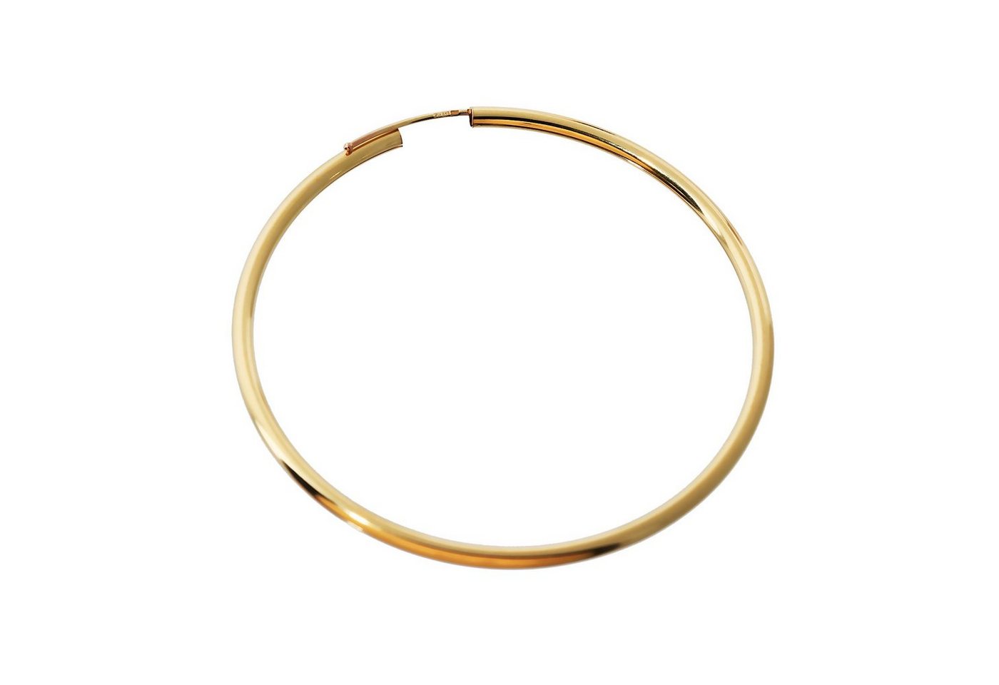 NKlaus Paar Creolen Einzel 585 Gelbgold Creole Ohrring Ohrschmuck 2,5m NKlaus Paar Creolen Einzel 585 Gelbgold Creole Ohrring Ohrschmuck 2,5m von NKlaus