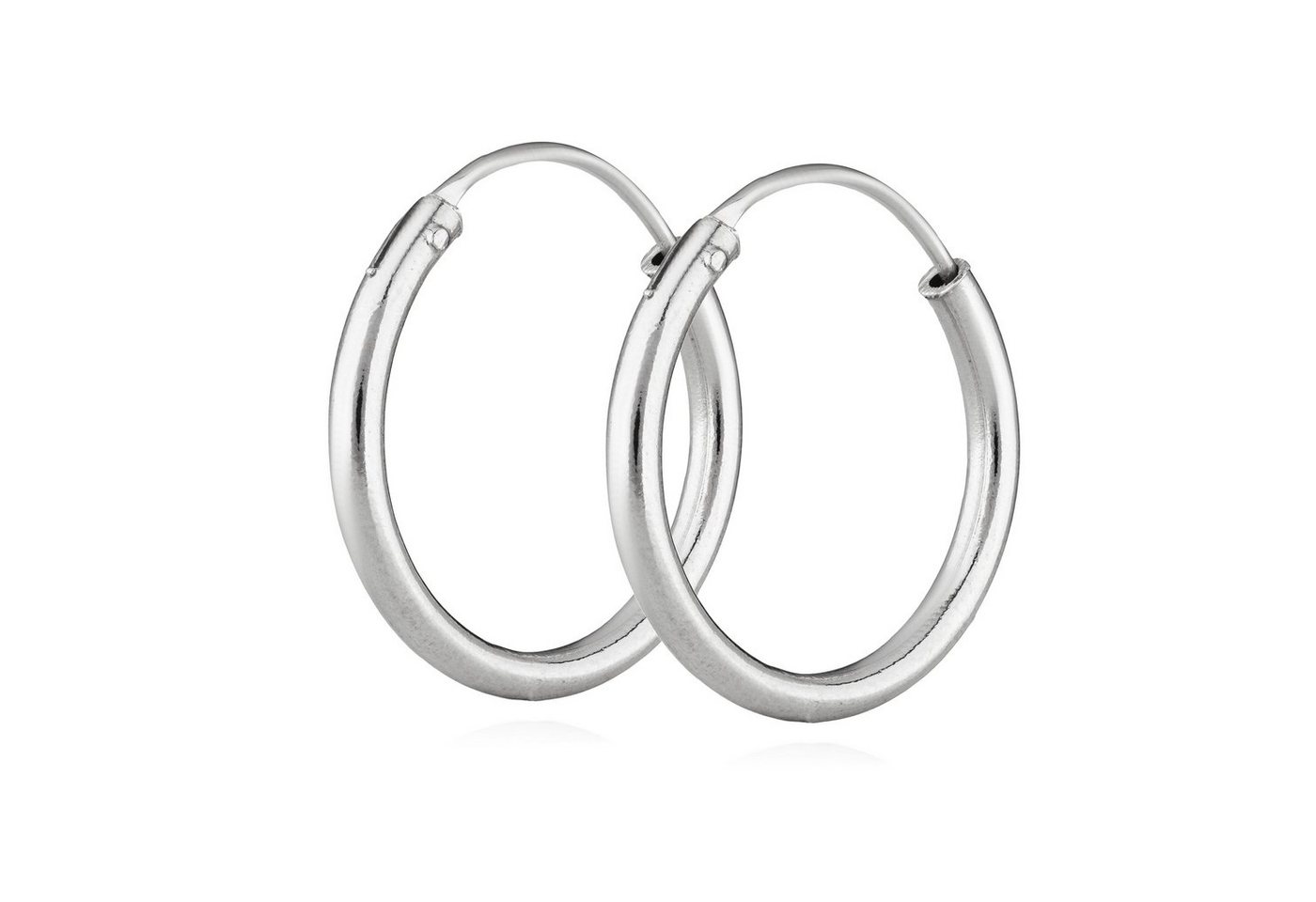 NKlaus Paar Creolen Paar 925 Sterling Silber Creole Ohrringe Ohrschmuc von NKlaus