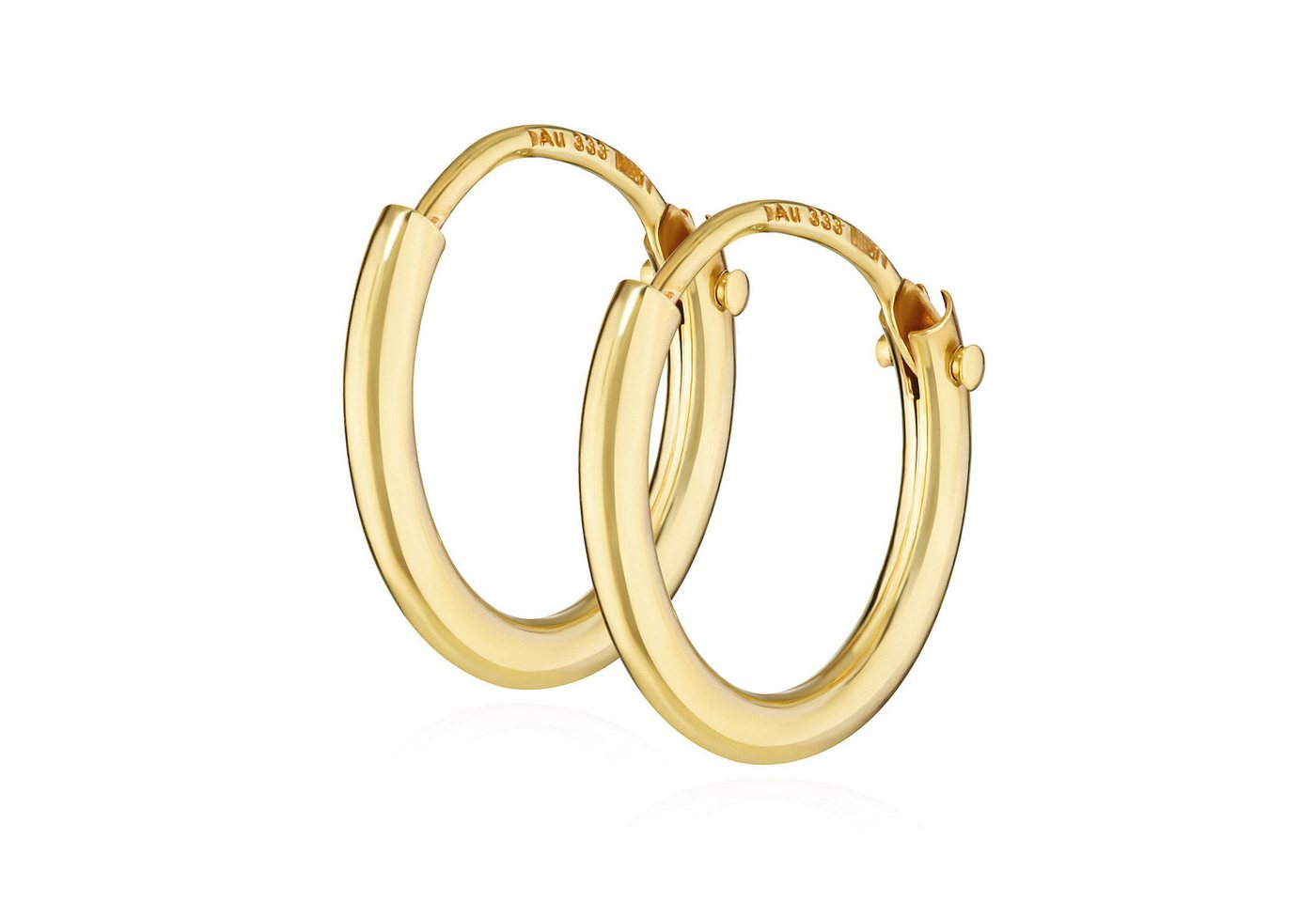 NKlaus Paar Creolen Paar Herren Creole Echt Gold 333er Ohrring Ohrschmuck Ohrhänger 11mm 3 NKlaus Paar Creolen Paar Herren Creole Echt Gold 333er Ohrring Ohrschmuck Ohrhänger 11mm 3 von NKlaus