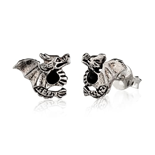 NKlaus Paar Ohrstecker Keltische Gothic Drache 925 Silber Ohrringe Onyx schwarz 3033 NKlaus Paar Ohrstecker Keltische Gothic Drache 925 Silber Ohrringe Onyx schwarz 3033 von NKlaus