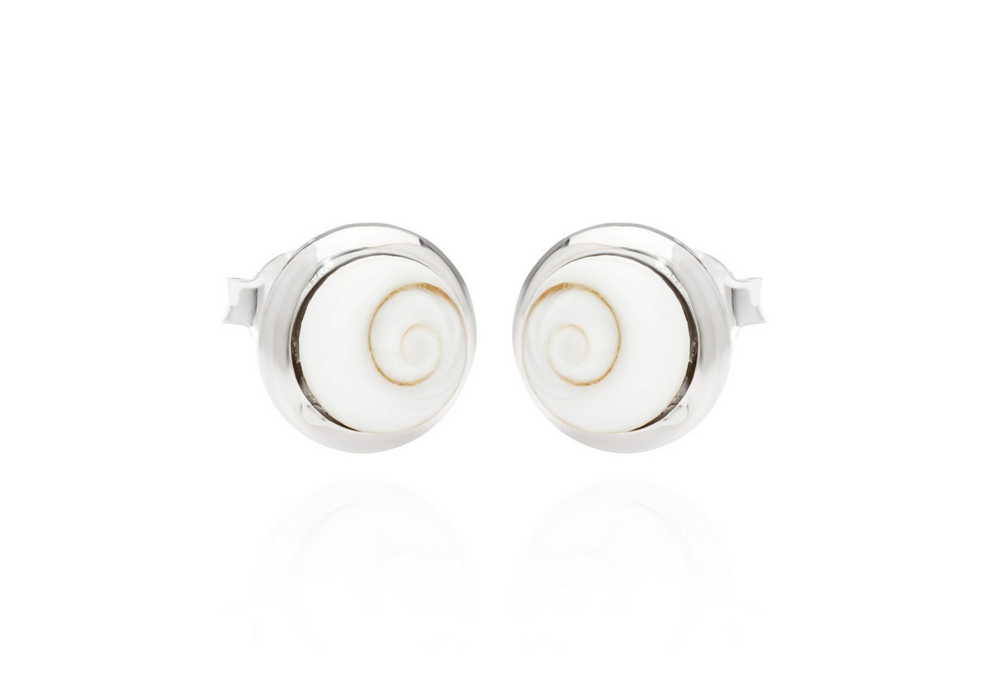NKlaus Paar Ohrstecker Paar 925 Silber Ohrstecker - Shivas Auge - 9mm rund - Damen & Kinder O NKlaus Paar Ohrstecker Paar 925 Silber Ohrstecker - Shivas Auge - 9mm rund - Damen & Kinder O von NKlaus
