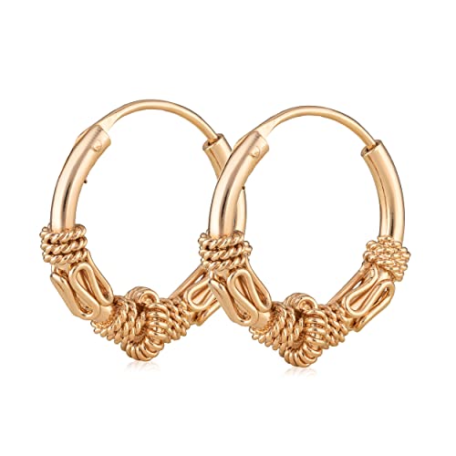 NKlaus Paar Wikinger Schmuck 14mm Ohrringe Keltische Creole Gothic Celtic Bali Creolen Vergoldet 5082 NKlaus Paar Wikinger Schmuck 14mm Ohrringe Keltische Creole Gothic Celtic Bali Creolen Vergoldet 5082 von NKlaus