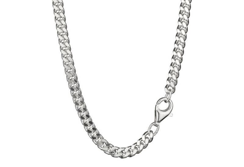 NKlaus Panzerkette 65cm Panzerkette 4fach diamantiert 925 Silber 3,9m (1 Stück), Made in Germany von NKlaus