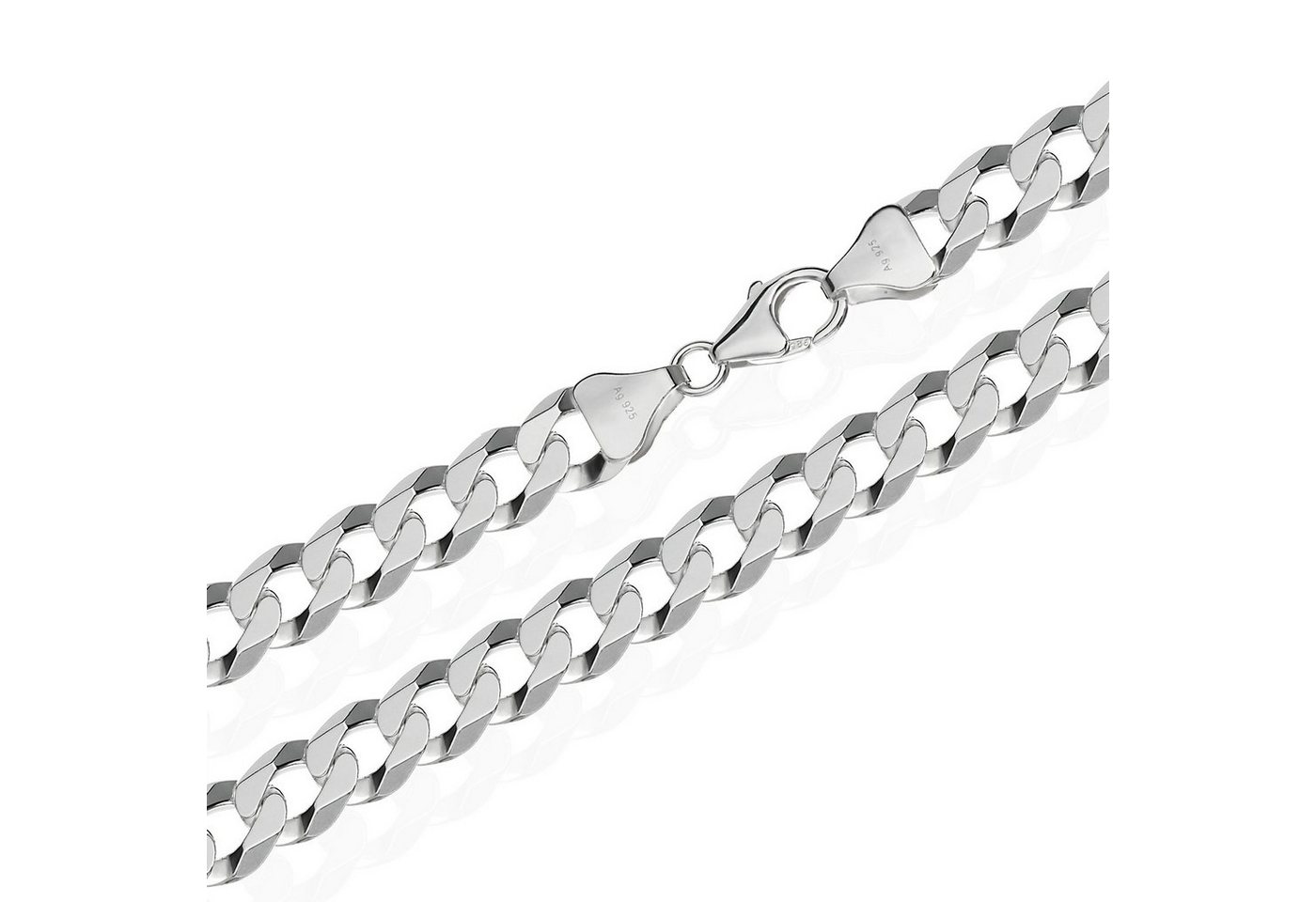 NKlaus Panzerkette Echte 925er Sterlingsilber Panzerkette 6x Diamanti, Diamantiert NKlaus Panzerkette Echte 925er Sterlingsilber Panzerkette 6x Diamanti, Diamantiert von NKlaus