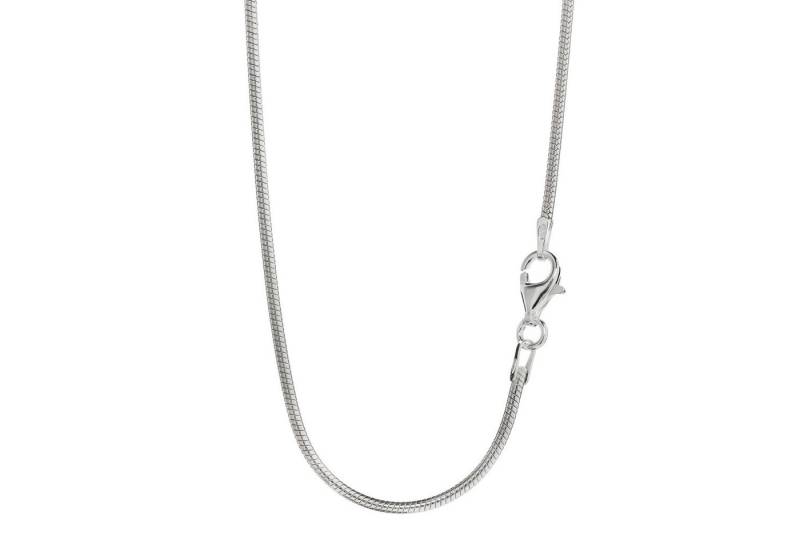 NKlaus Schlangenkette Halskette 45cm Schlangenkette rund 925 Silber Coll (1 Stück), Made in Germany von NKlaus