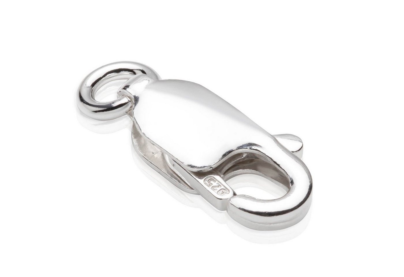 NKlaus Schmuckset 1 x Karabinerverschluss 8,3x6,4mm 925 Sterlingsilb von NKlaus