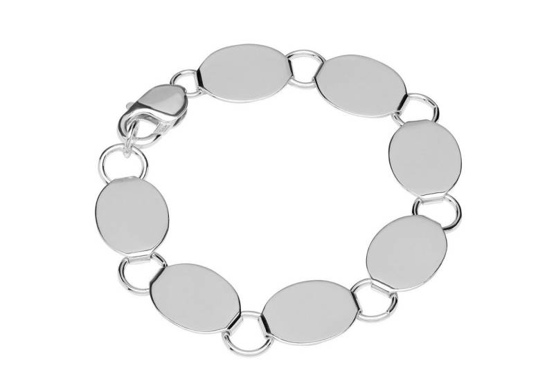 NKlaus Silberarmband 925 Silber 21cm Calla Kette Damen massiv 12701 (1 Stück), Made in Germany von NKlaus